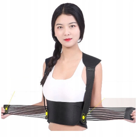 PAS MAGNETYCZNY+TURMALINA NA KRĘGOSŁUP LĘDZWIOWY Wyrób medyczny nie