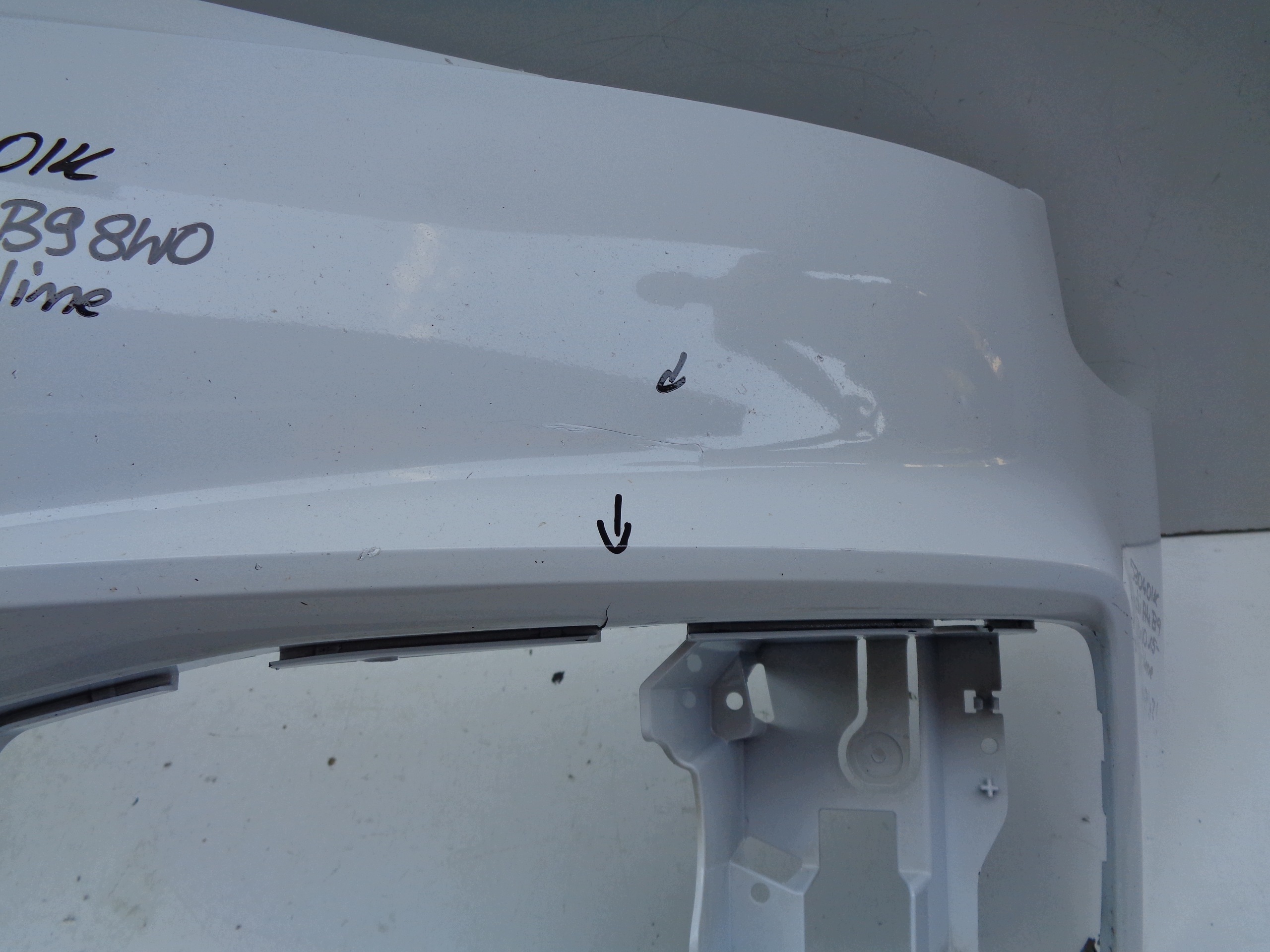 front bumper AUDI A4 B9 8W 8W0 15- S-LINE NR 53040