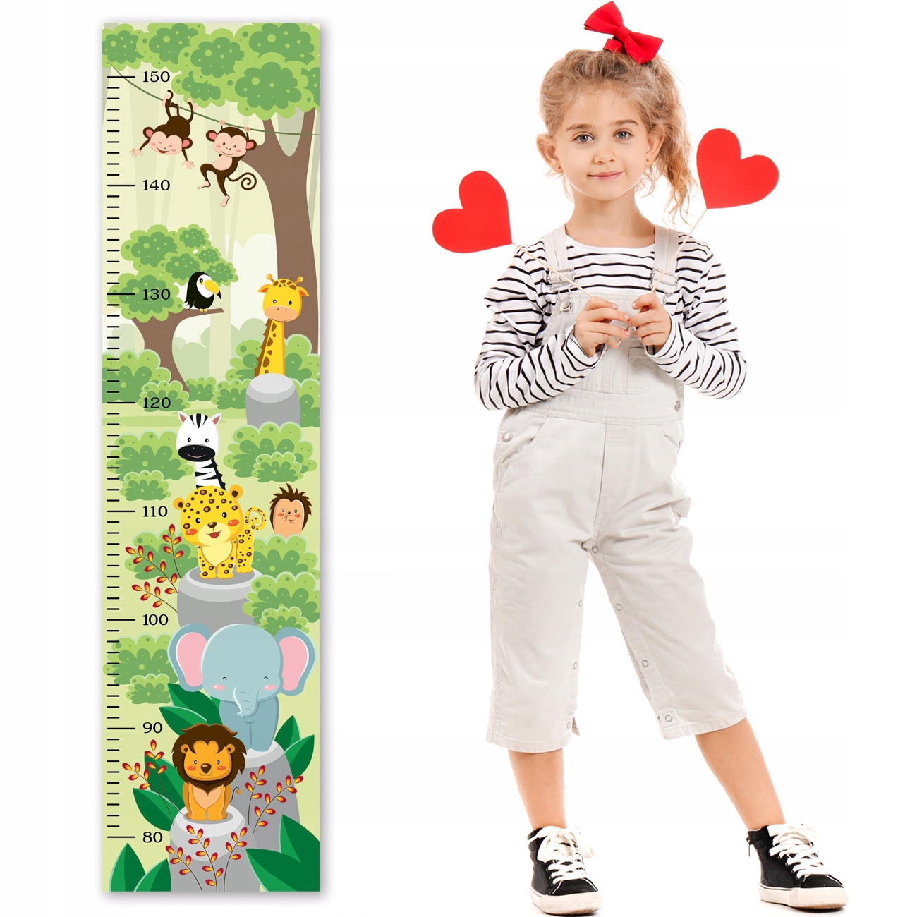 

miarka wzrostu dla dzieci Dżungla