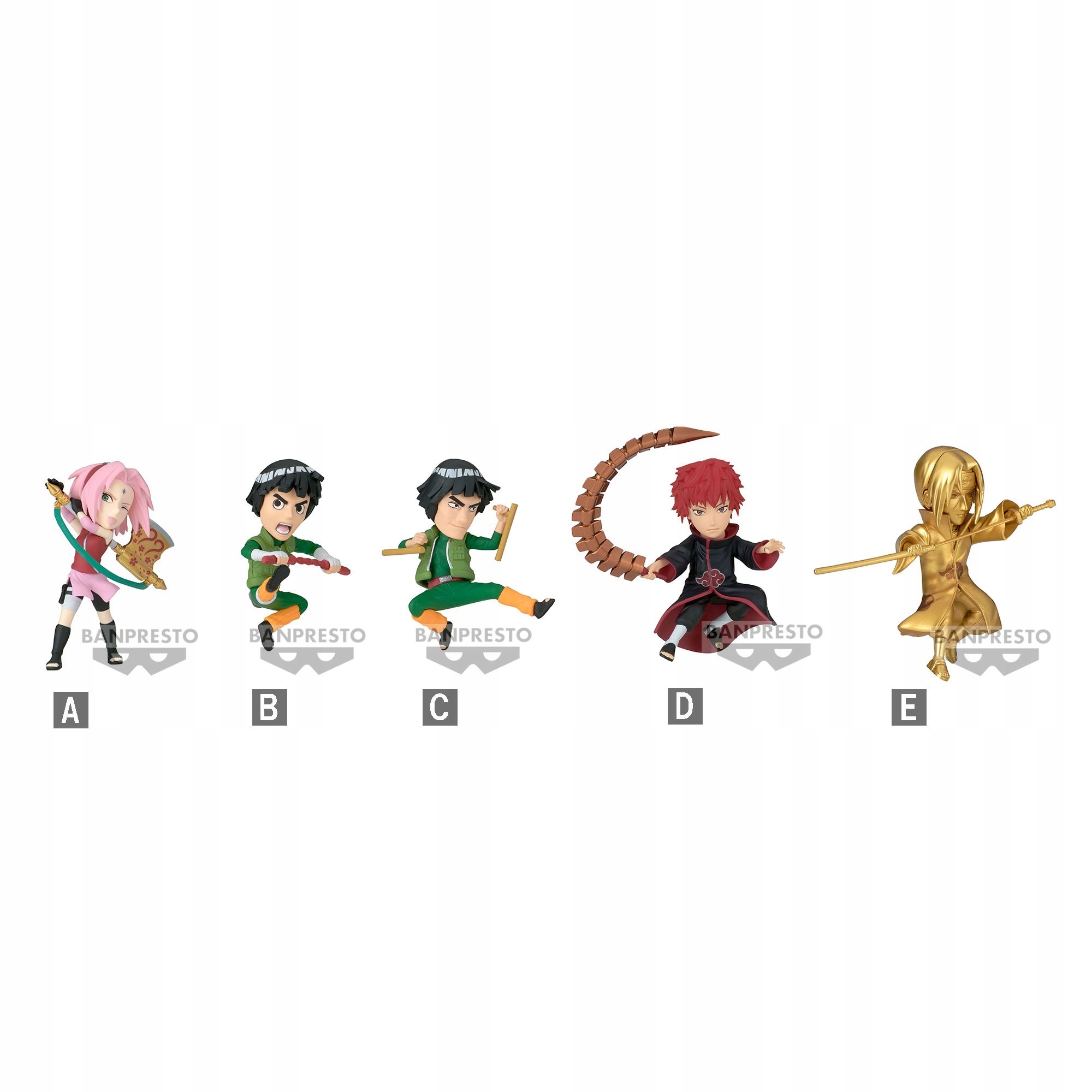 Naruto Wcf Narutop99 Assortiments 12 figurka 7 cm