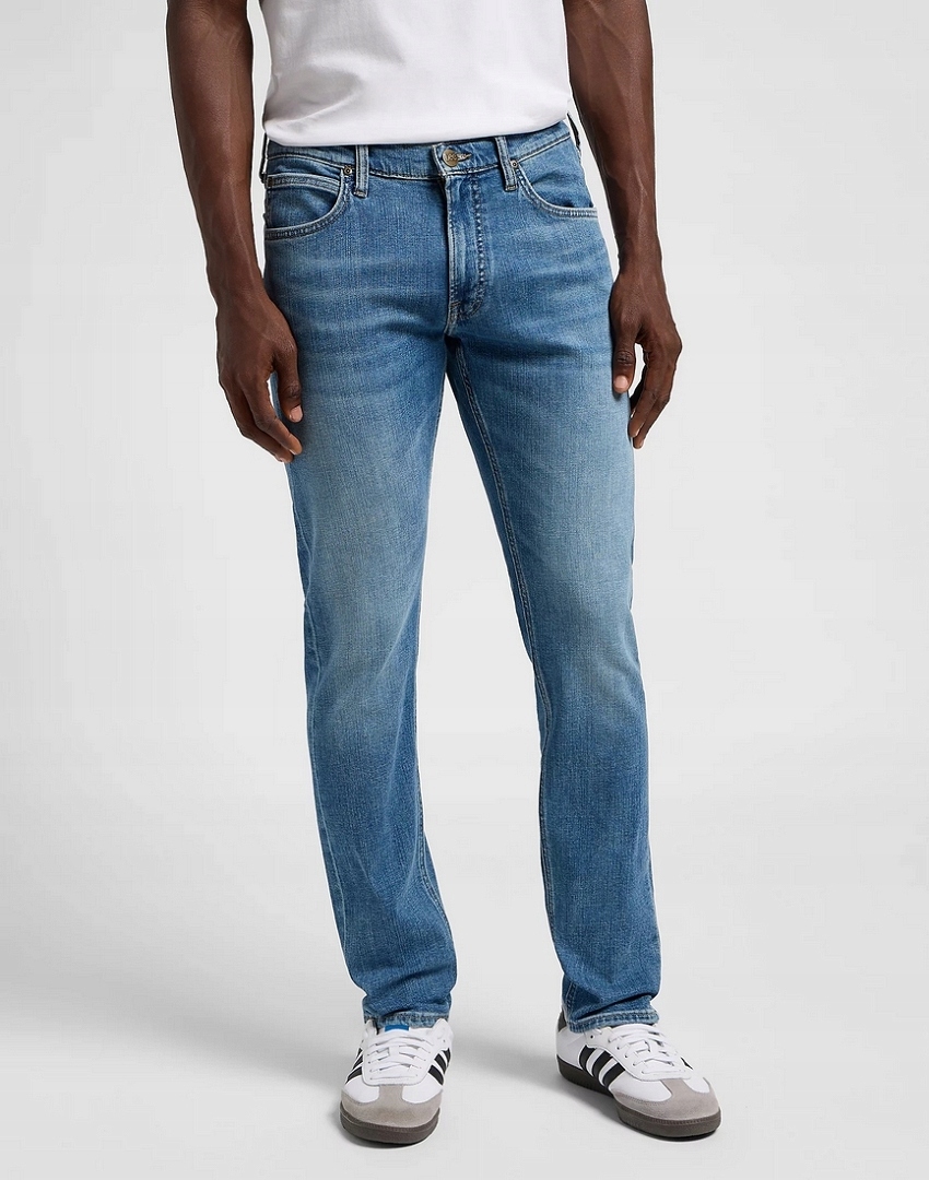 Pánské džíny Lee Luke Slim Tapered W33 L32 Highland 112354461 Úzké