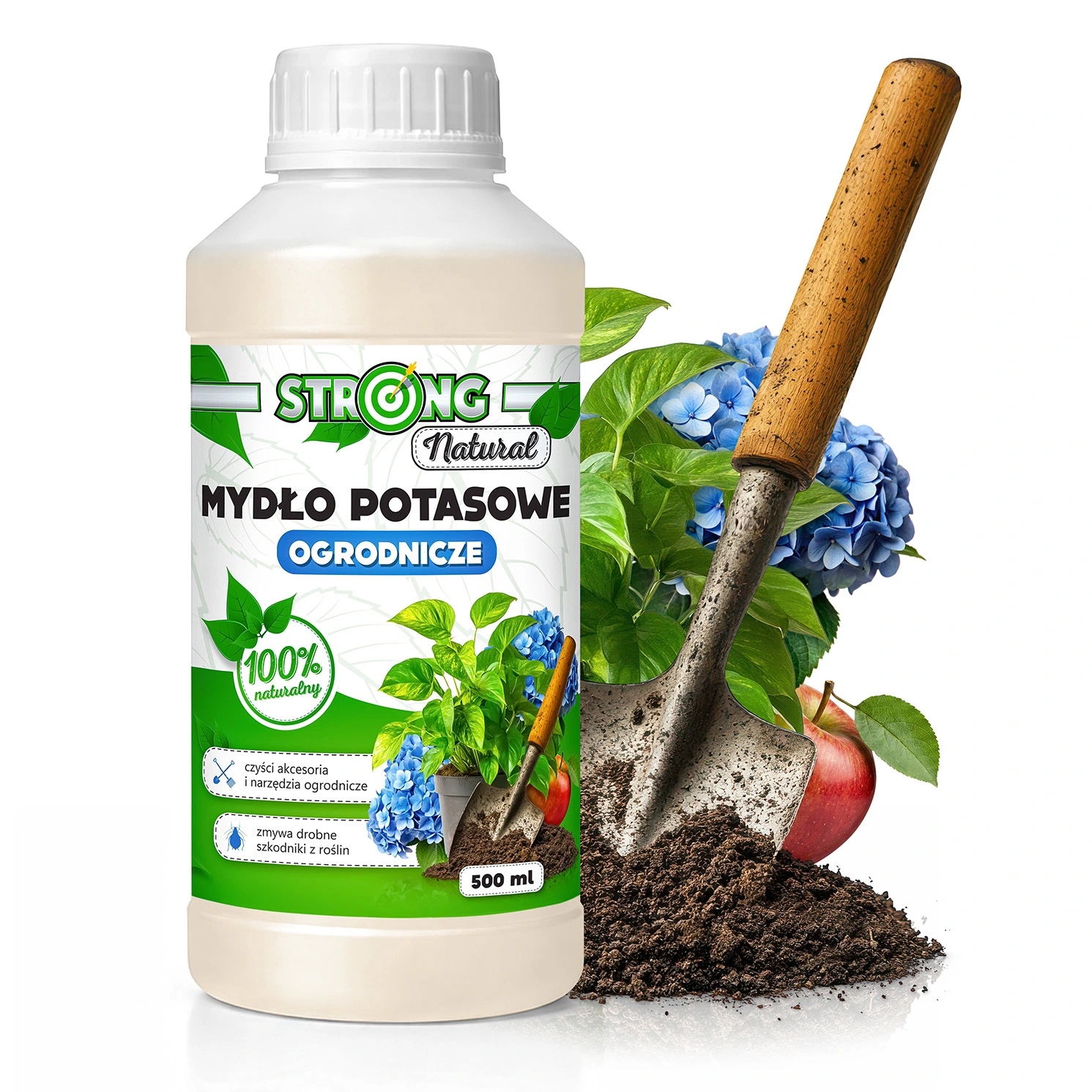 MYDŁO POTASOWE OGRODNICZE DO PIELĘGNACJI CZYSZCZENIA ROŚLIN STRONG 500 ML