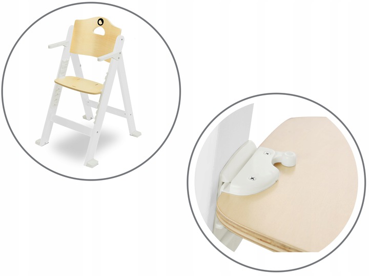 Krzesełko do karmienia Lionelo 93 x 56 x 67 cm Waga krzesełka 7.5 kg