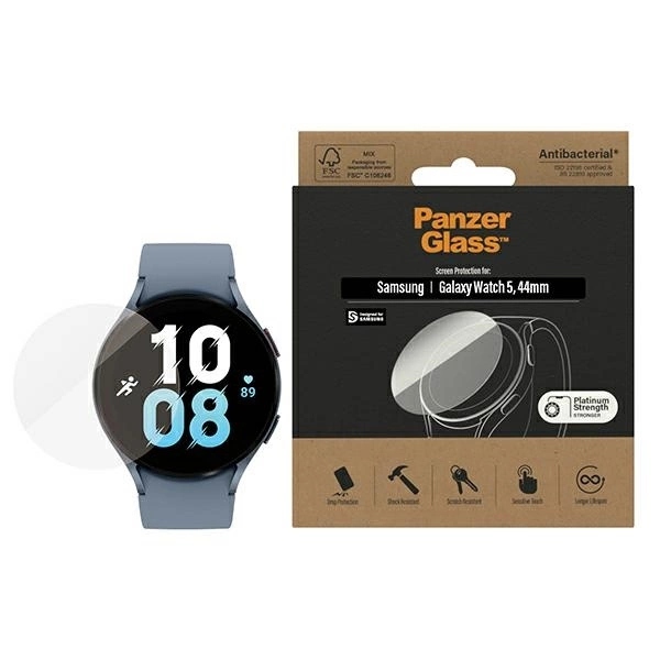 Sklo PanzerGlass Screen Protector antibakteriální na Samsung Galaxy Watch C