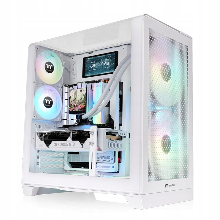Počítačová Skriňa Thermaltake View 390 Tg Air Midi Tower biely