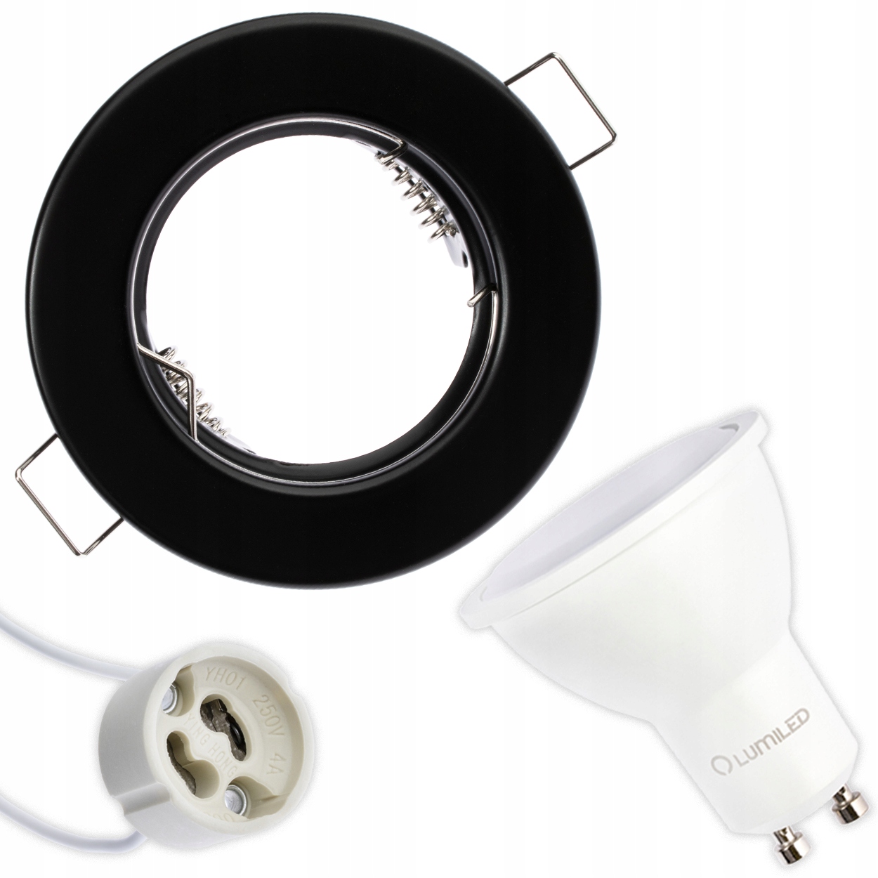 

Oprawa Halogenowa Stała Czarna Led GU10 8W