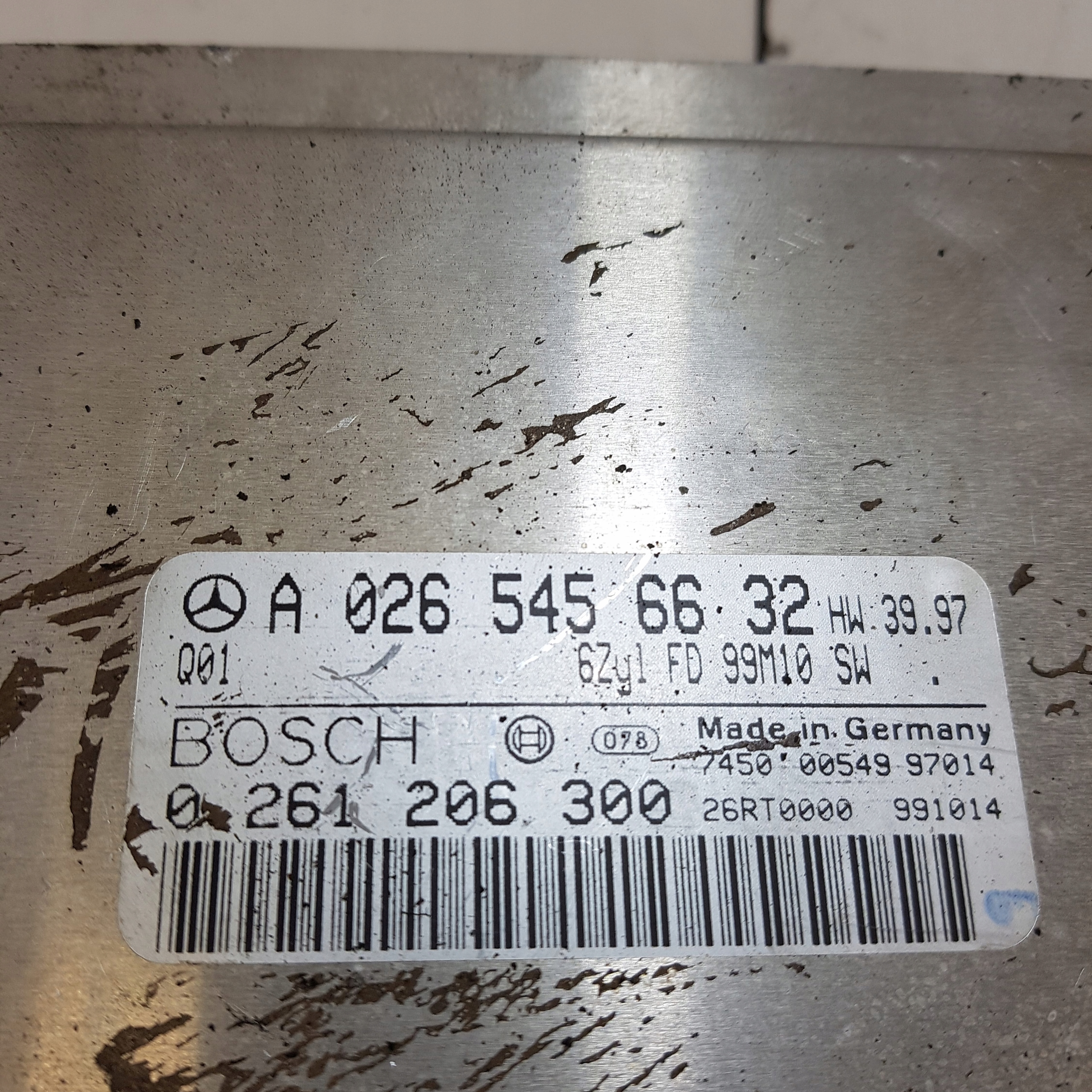 computer of the engine control unit MERCEDES-BENZ s-class W220 A0265456632