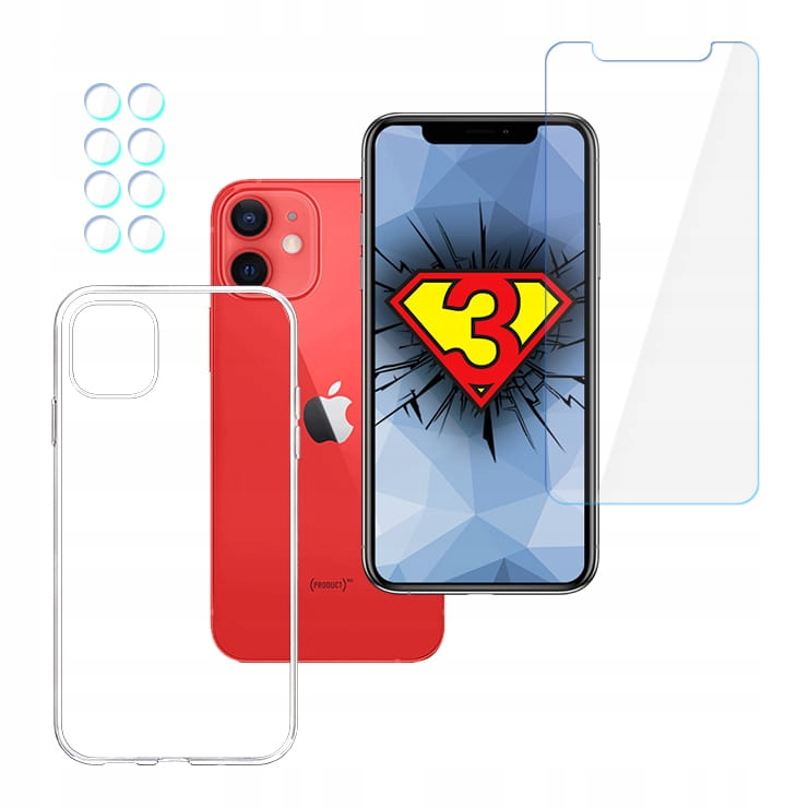 

Szkło hartowane Etui 4x Lens 3mk na iPhone 12