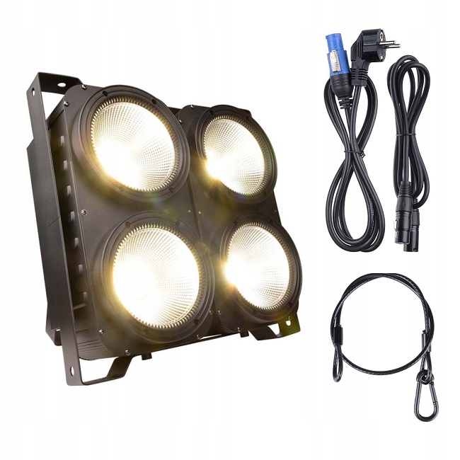 Stroboskop Light4Me BLINDER LED 4x100W zasilanie sieciowe