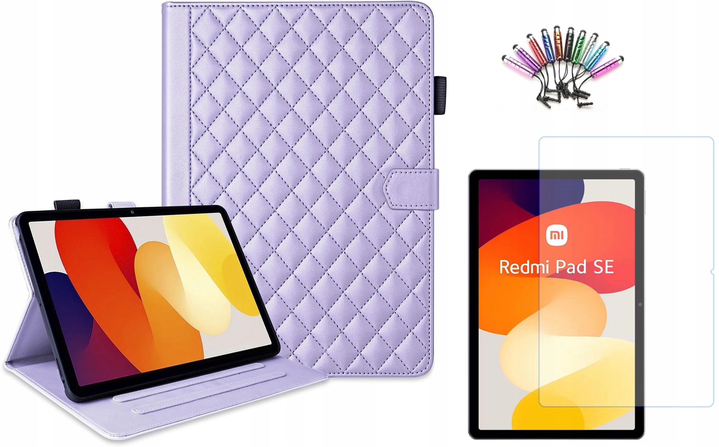 Etui Skórzane Do Xiaomi Redmi Pad Se 11 Szkło Hartowane Rysik