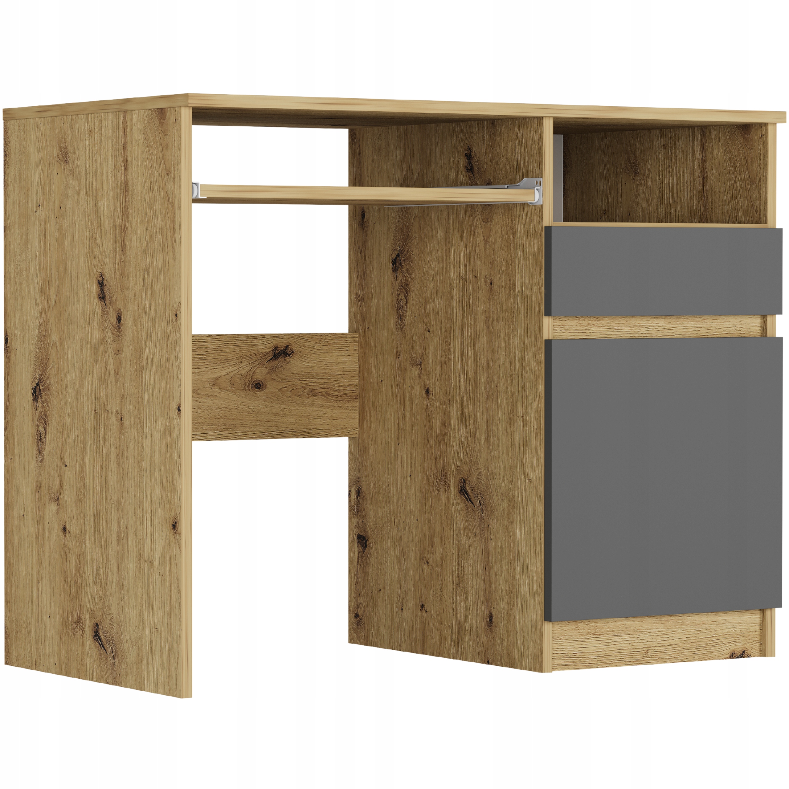 Meble biurko komputerowe stolik 96cm N-35 ARTISAN MIX ANTRACYT