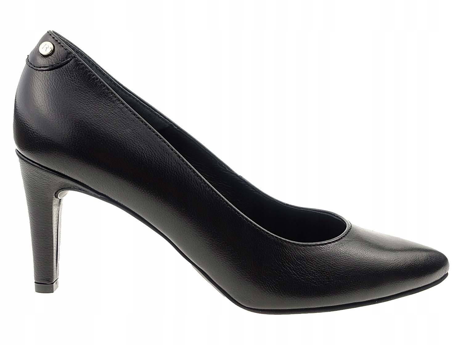 Ryłko czółenka buty 7H205 T2 czarne, skóra 37.5