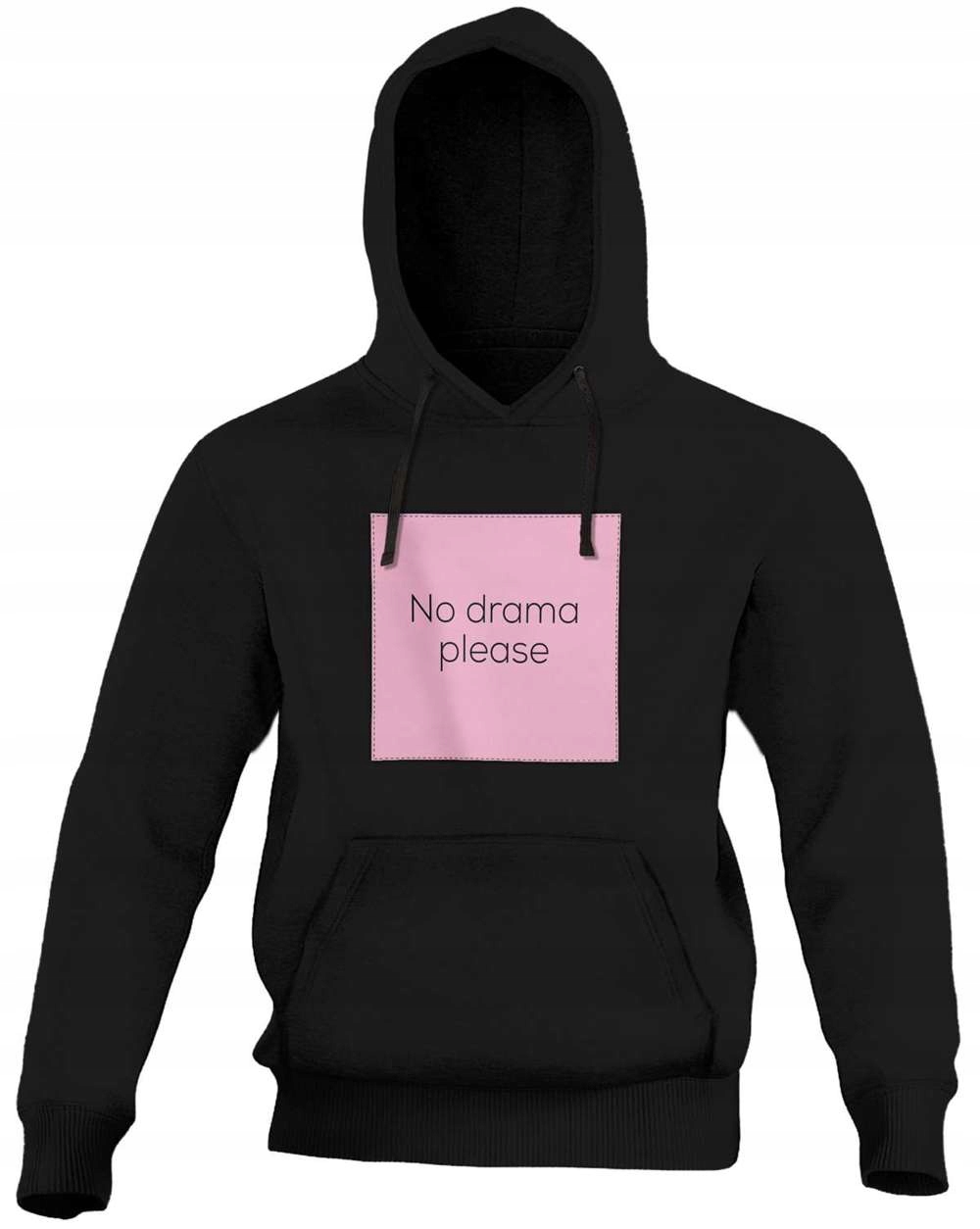 

Bluza z naszywką No Drama Please