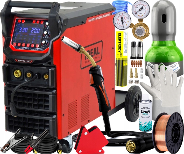 Invertorová Svářečka Migomat Ideal Tecno Mig 331 S-pulse Synergic 4x4 330A