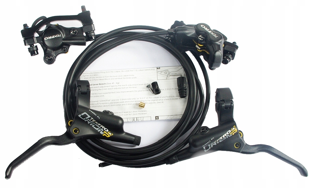 Hamulce Tektro Orion 4+2P 4-TŁOCZKI Kpl. P+t, Nowe