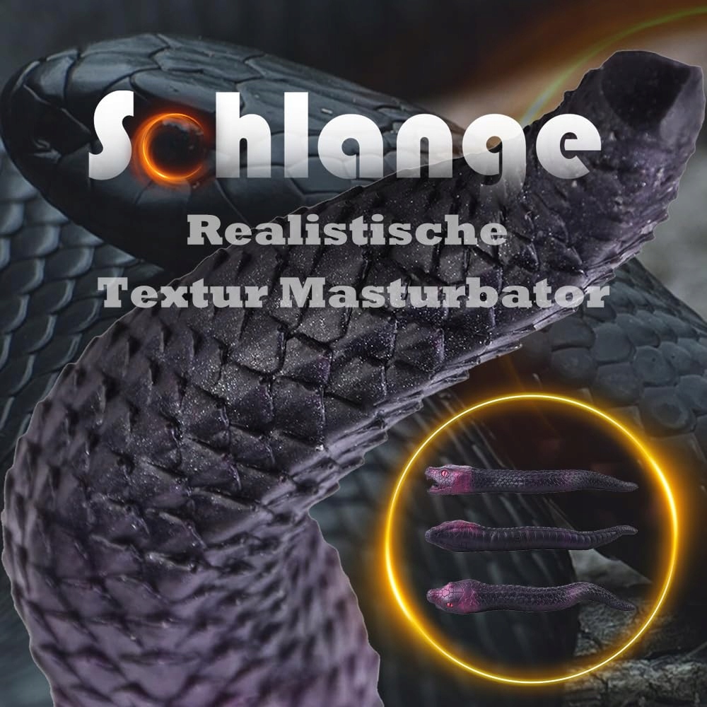 MONSTER Schlange Realistyczny Masturbator Silikonowy Dla Dorosłych — miniatura 3