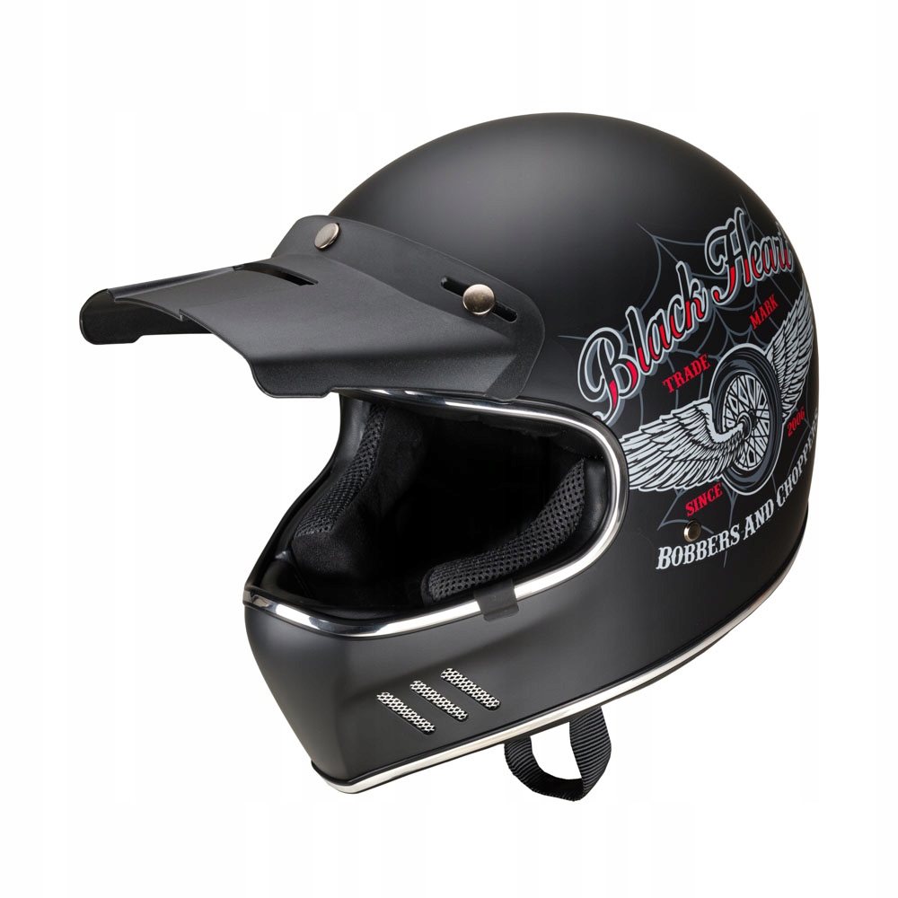 Kask motocyklowy otwarty W-TEC Black Heart M Model Black Heart Retron A800