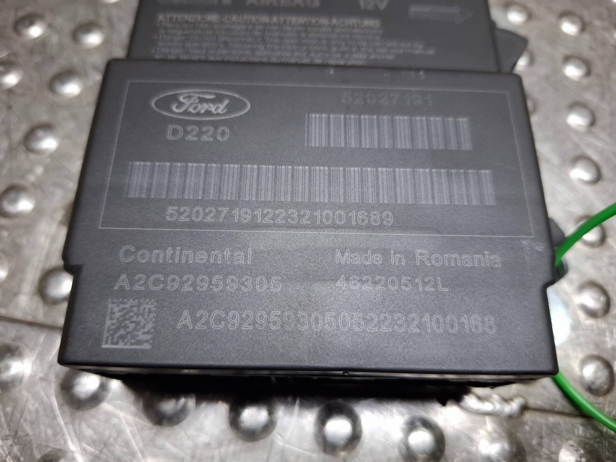 control unit SENSOR airbag 52027191 A2C92959305 FORD KA MK2 original