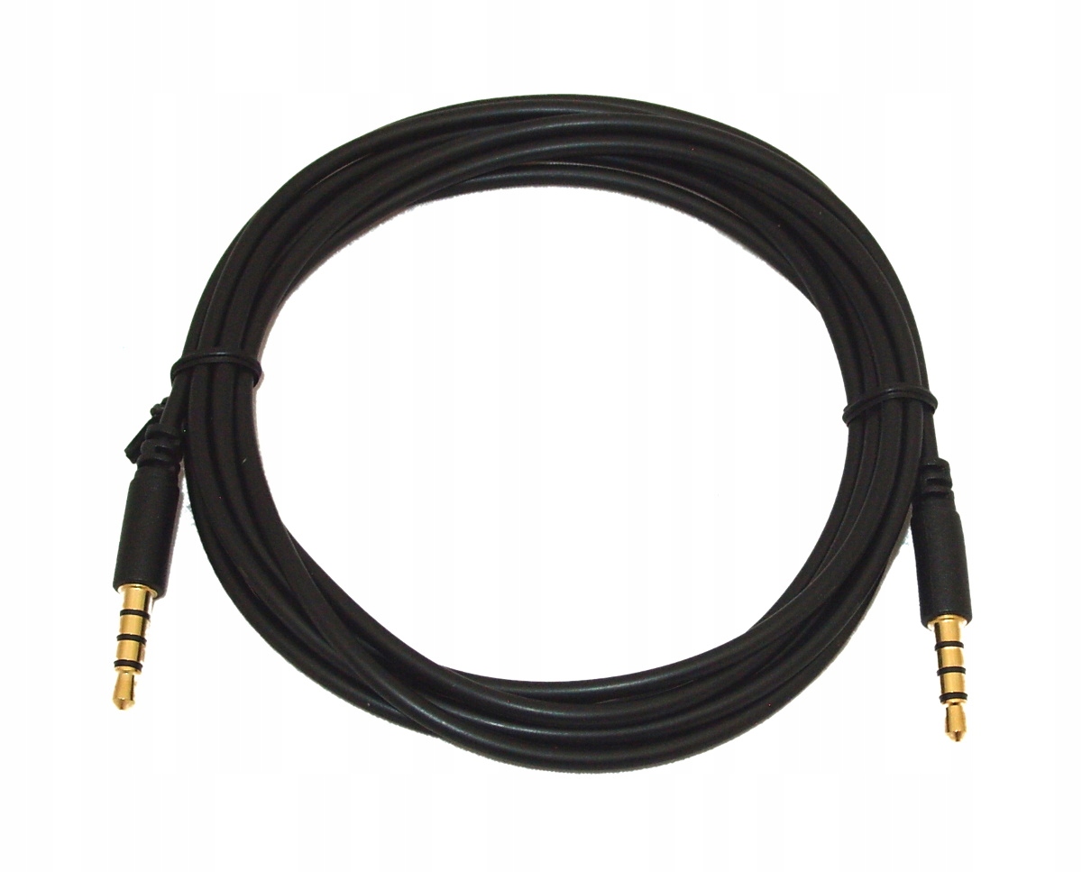 Kabel JACK 3,5mm 4PIN --- JACK 3,5mm 4PIN dł. 2m