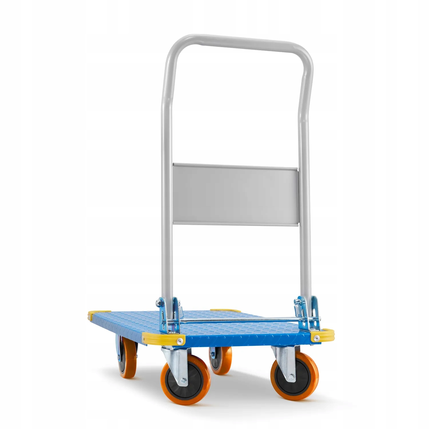 Wózek platformowy transportowy magazynowy 1 100 kg HIGHER pełne koła — 19