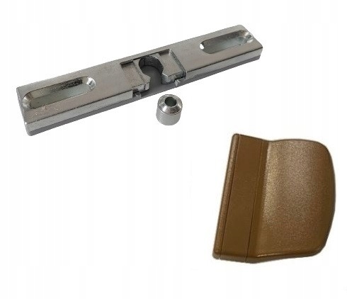 ZATRZASK BALKONOWY + POCHWYT BEŻ (drzwi palacza)