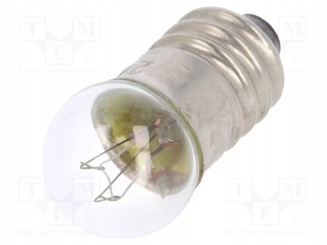 

Żarówka E10 24V 2,4W LAMP-EK/24/100