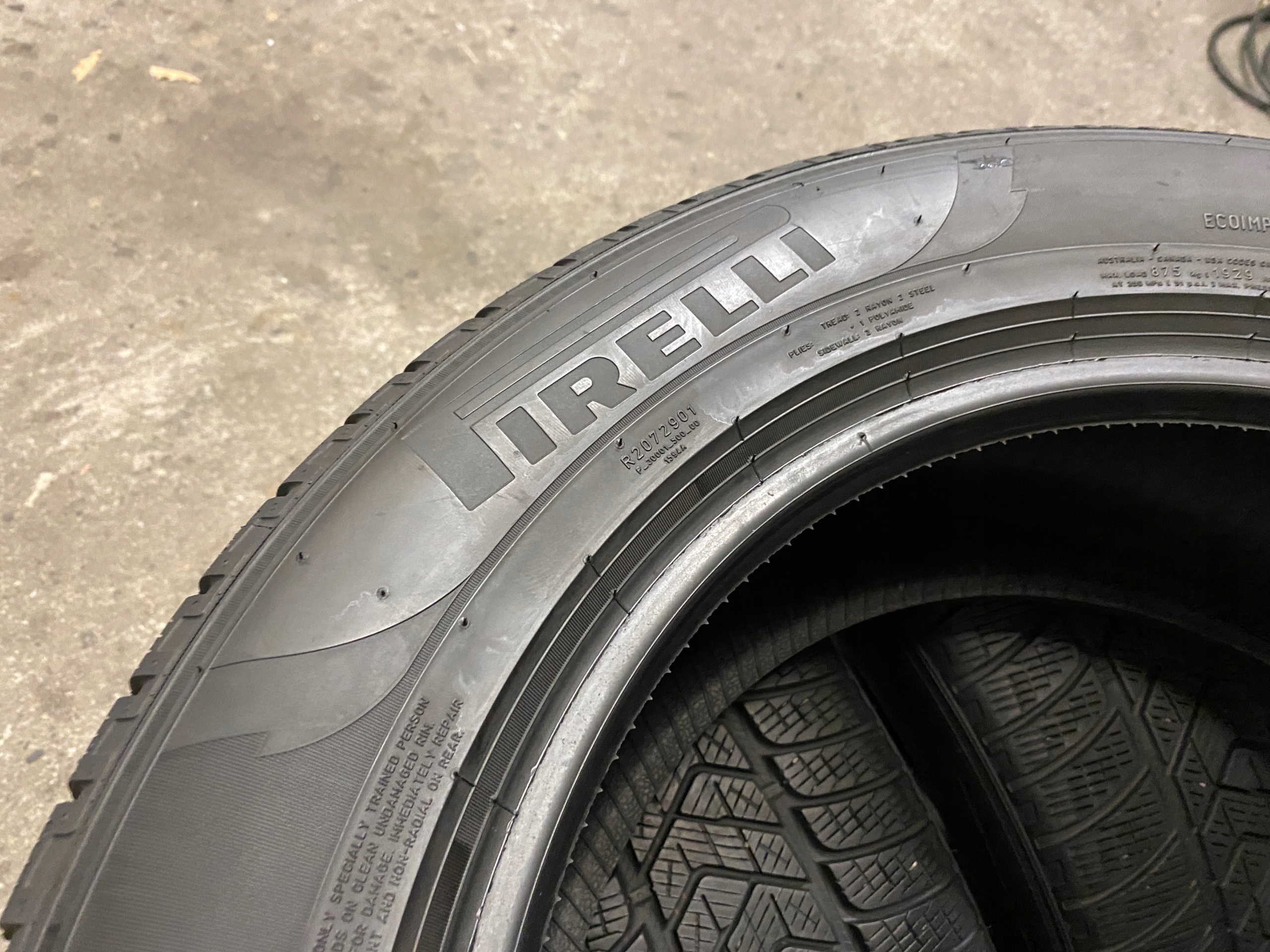 4 tyres winter 235/60R18 Pirelli SCORPION WINTER 7mm