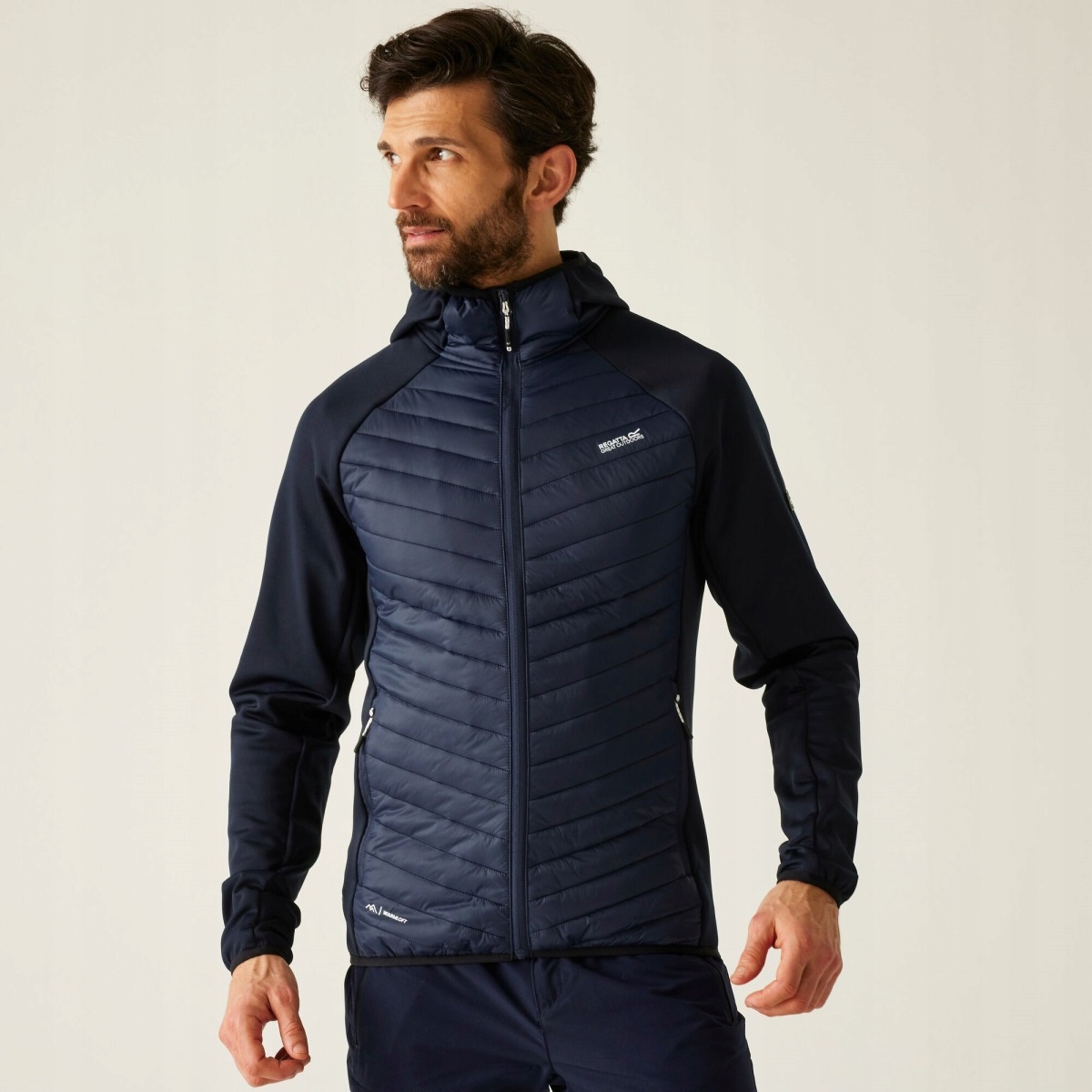 Pánská hybridní bunda Regatta Andreson tmavě modrá S