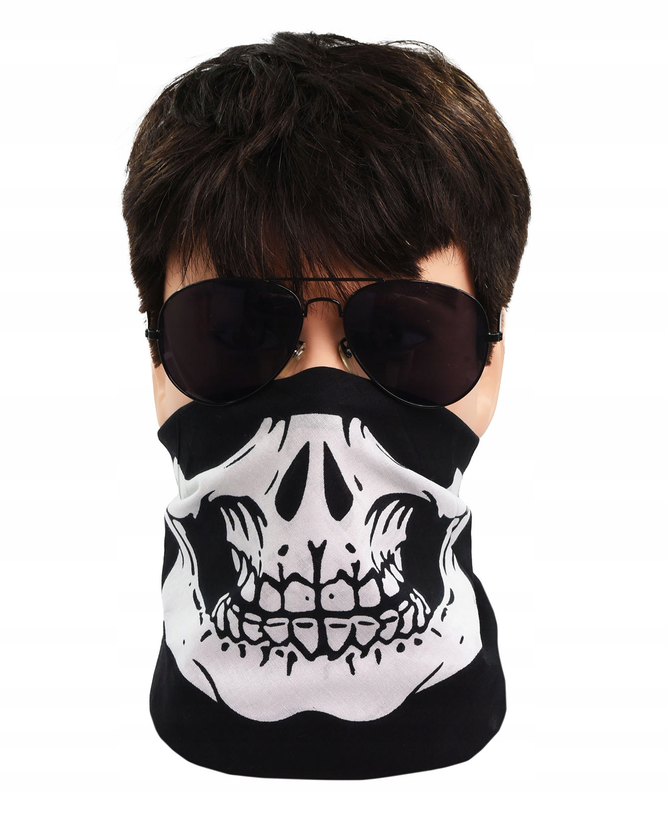 BANDAMKA Bandana Modna Chusta Bawełniana CZARNA Czaszki Kod producenta BANDAMKA 52