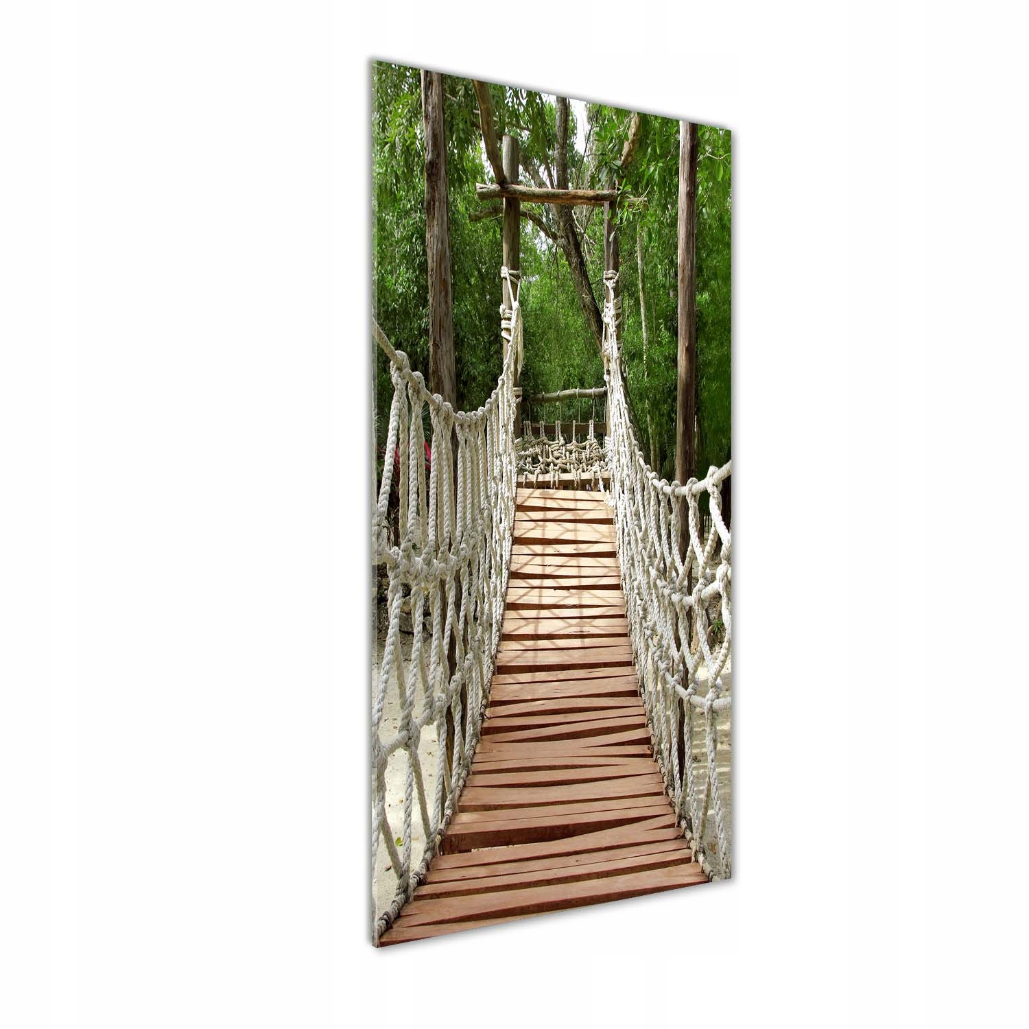

Nowoczesny fotoobraz akrylowy Most linowy 50x125cm