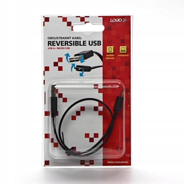 Kabel Usb (2.0) Usb Am odwracalny Usb micro M