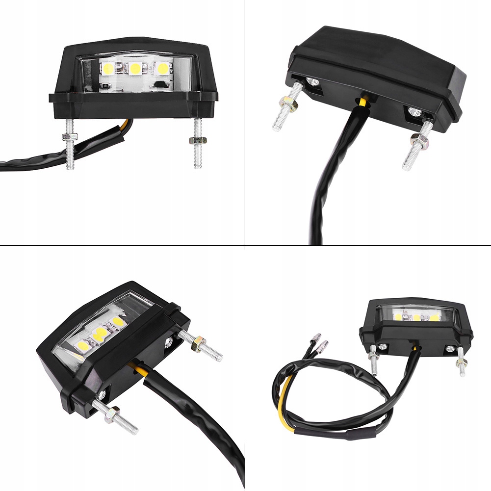 ŚWIATŁO TYLNEJ TABLICY REJESTRACYJNEJ MOTOCYKLA Waga produktu z opakowaniem jednostkowym 1 kg