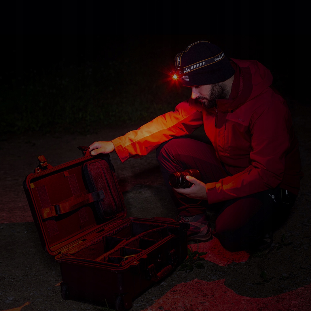 Latarka diodowa Fenix HM60R czołówka 1300 lm USB-C Źródło światła LED