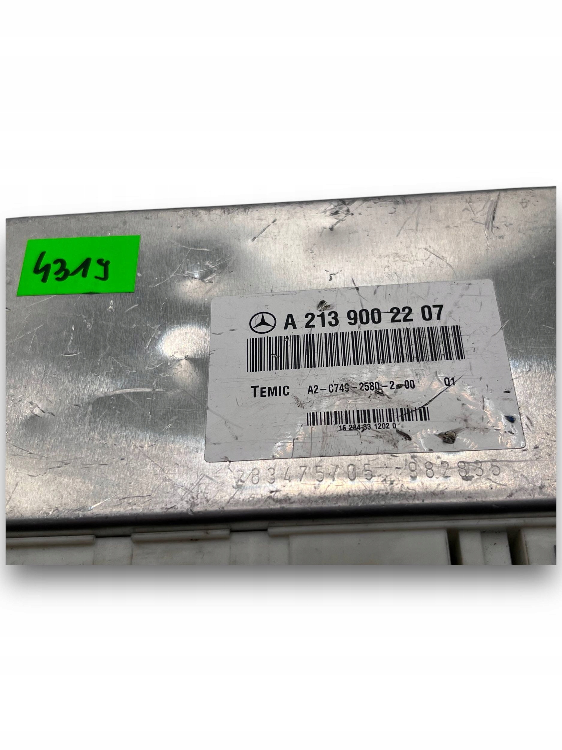 MERCEDES E W213 213 module control unit springing TEMIC A2139002207 $J