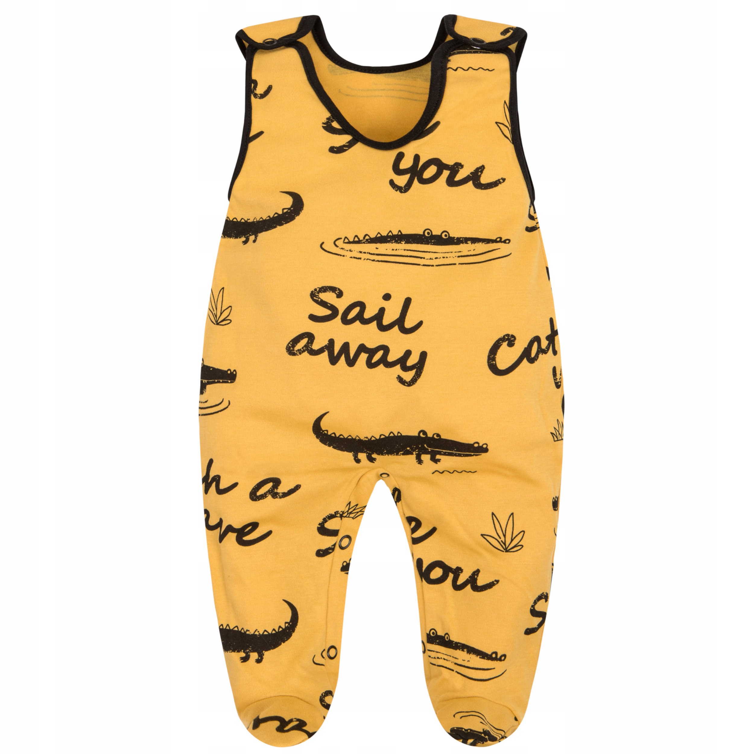 

Śpiochy w krokodyle 68 rozpinane dla niemowlaka