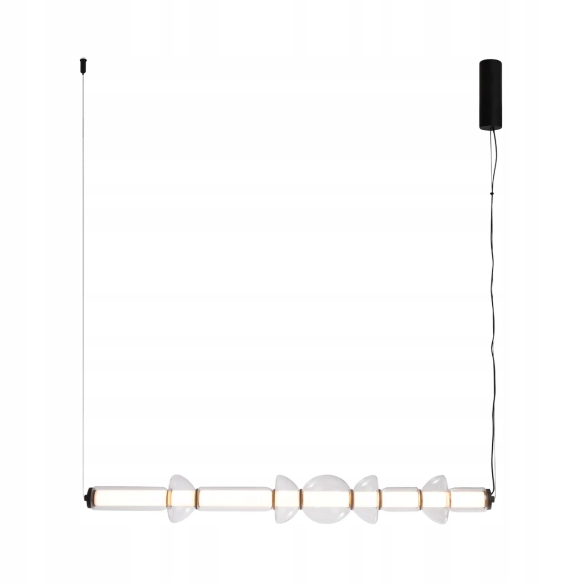 Závesná lampa Maytoni Cosmo Led 39W čierno-sklenená, moderná, IP20