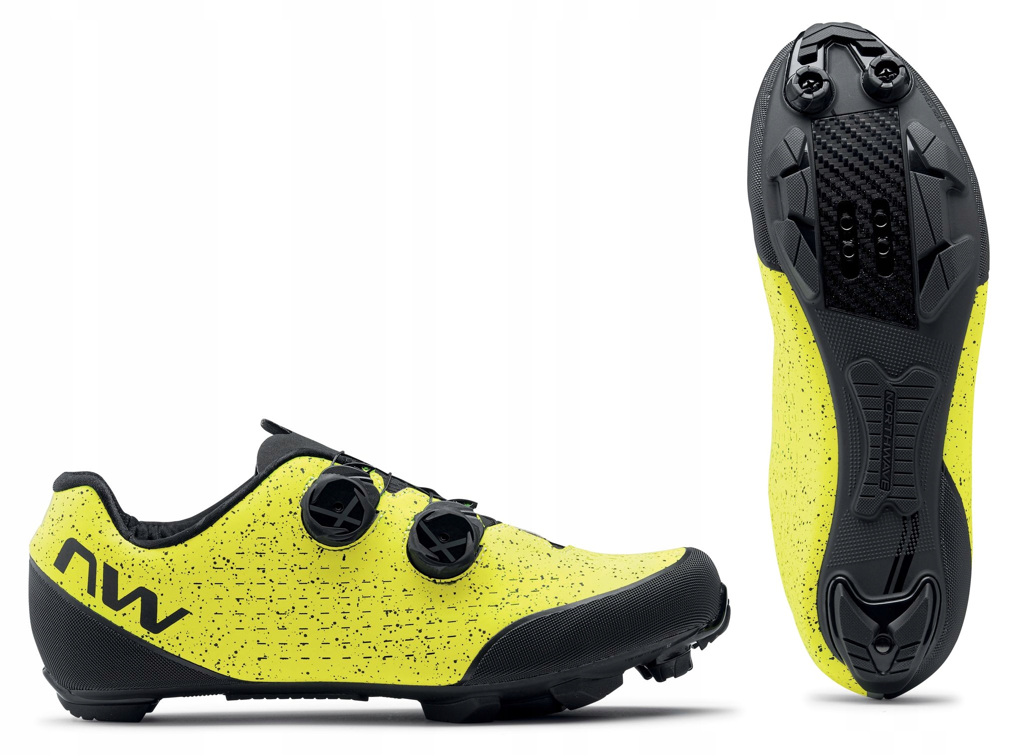 Buty Rowerowe Northwave Rebel 3 Yellow Fluo Rozmiar 44