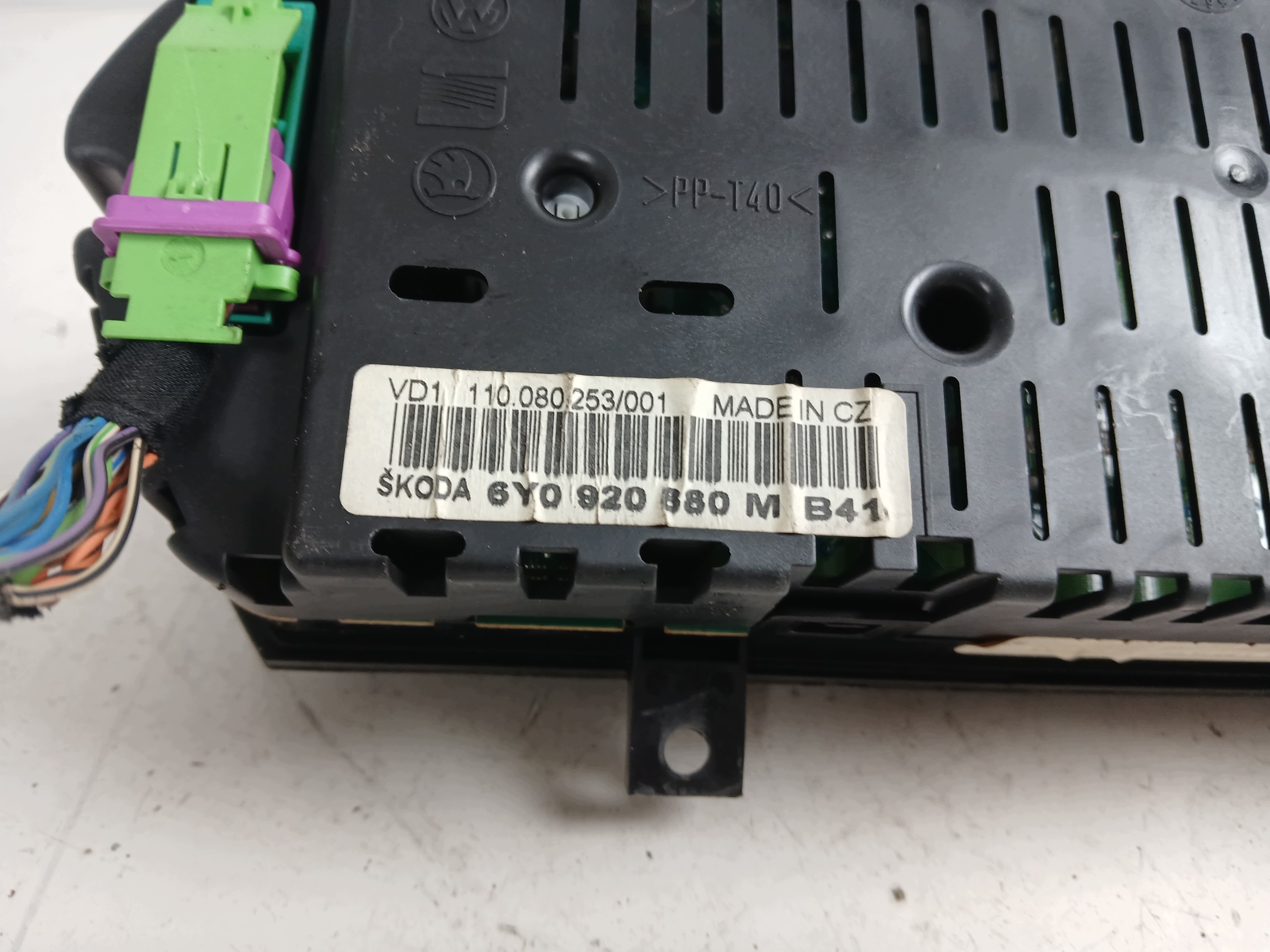 SKODA FABIA and 1.2 dials dials 6Y0920880M