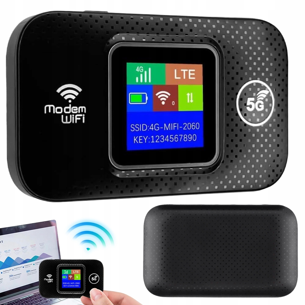 Mobilní Kapesní Router, Mobilní Wifi Router 300 Mb/s, Odesílání 50 Mb/s