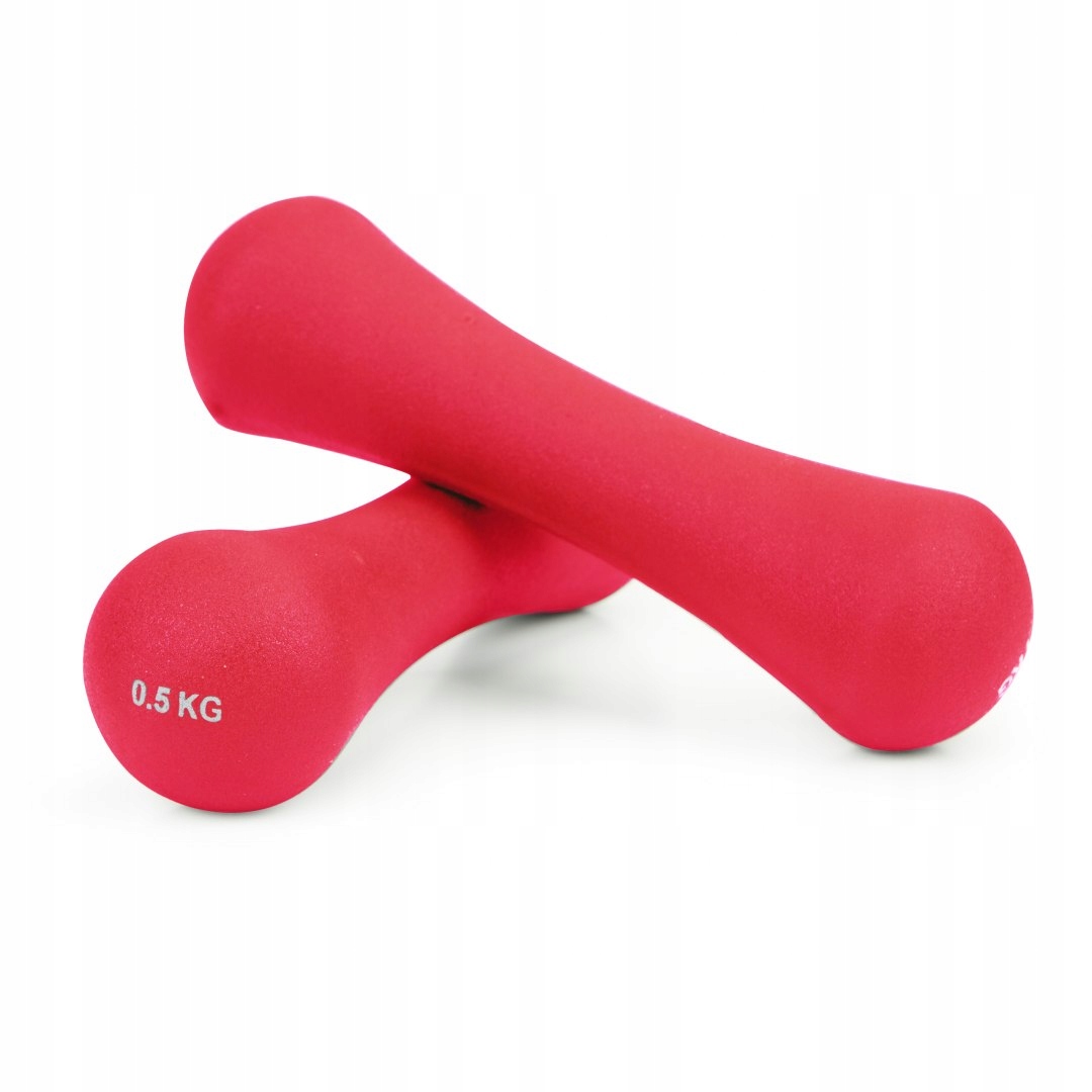 

Zestaw Hantelek Hantle Czerwone Ciężarki 2x0.5kg