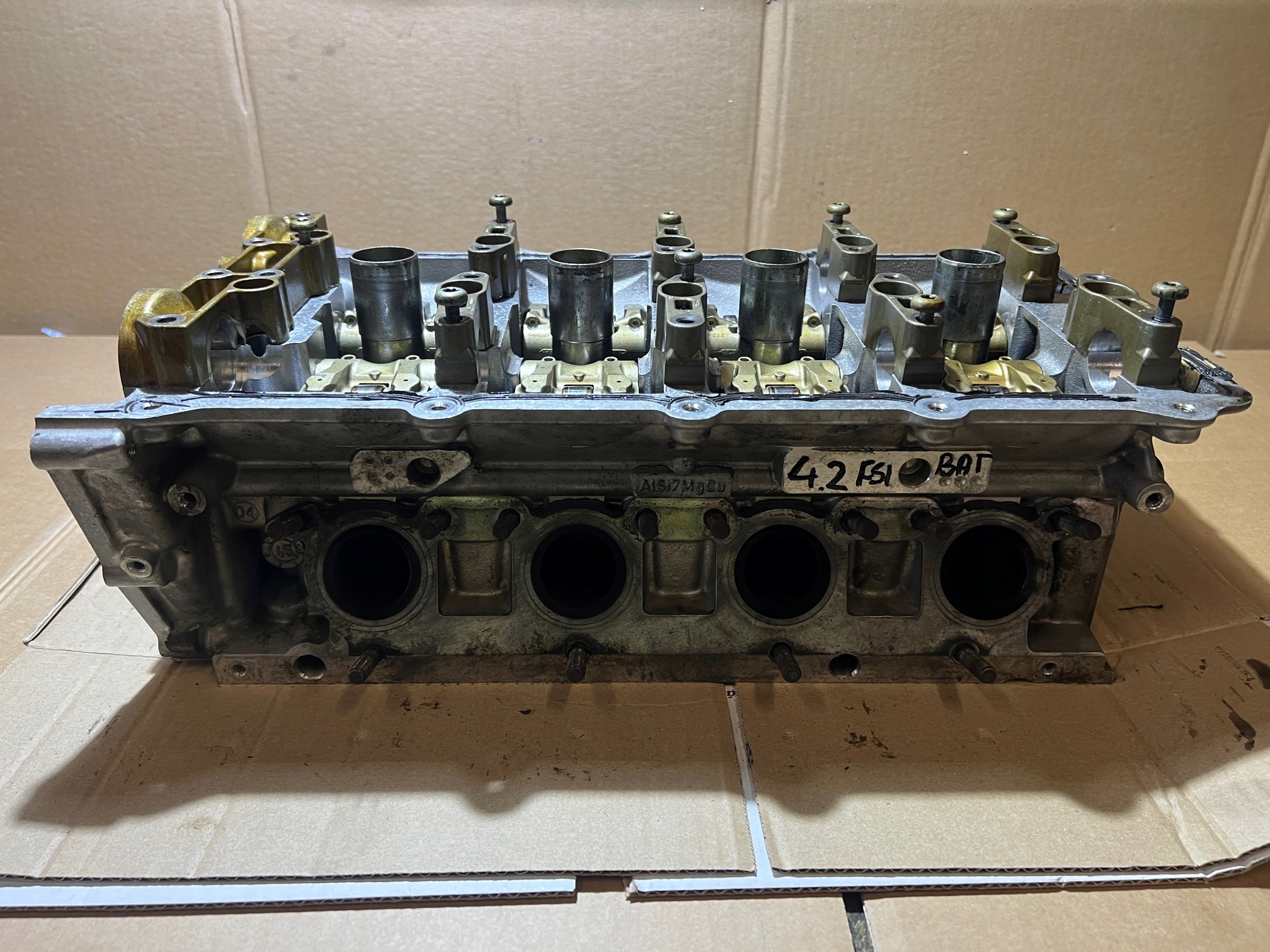 AUDI 4.2 FSI V8 BAT TESTATA Motore 079103373G