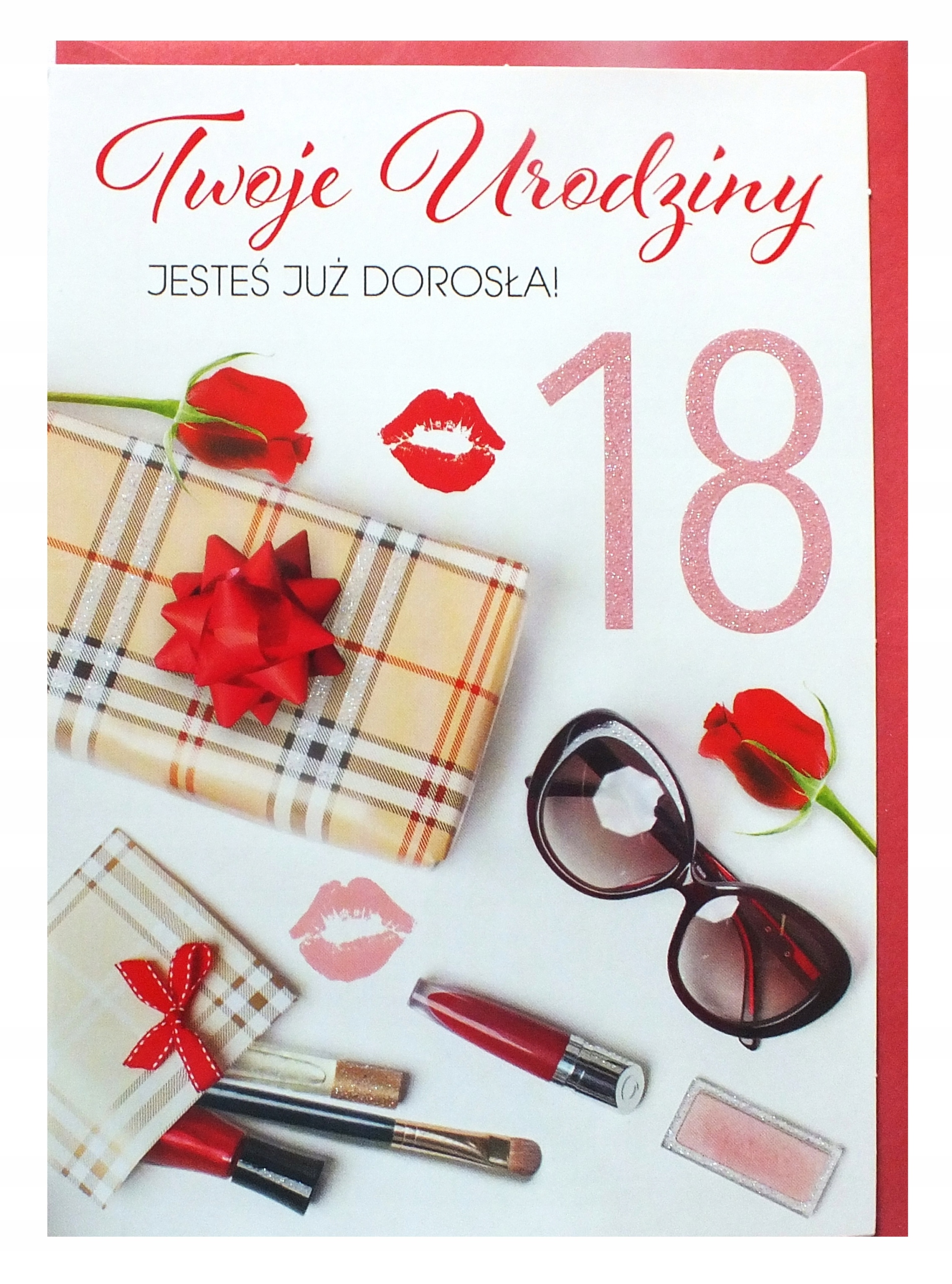 

Karnet, kartka urodzinowa 18 IX