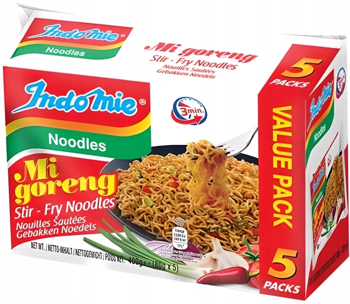 Levně Těstoviny Instant Mi Goreng 5 x 80 g Indomie