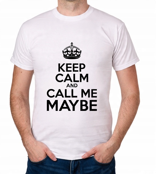 

koszulka Keep Calm And Call Me Maybe prezent