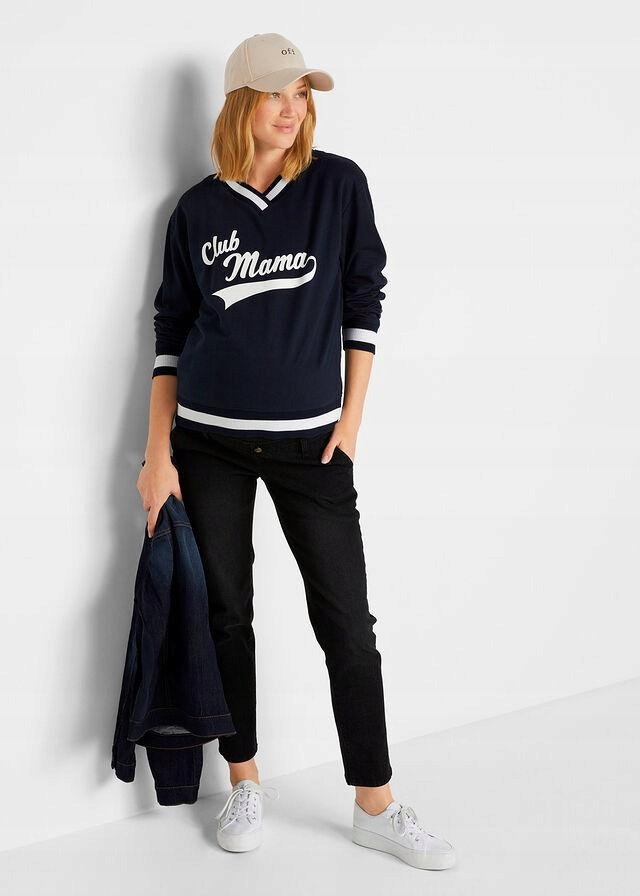 JEANSY CIĄŻOWE ZE STRETCHEM__34