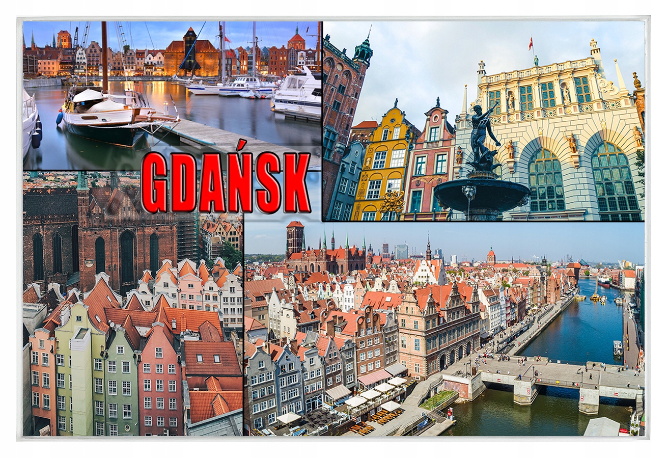 

Magnesy na lodówkę miasta - Gdańsk