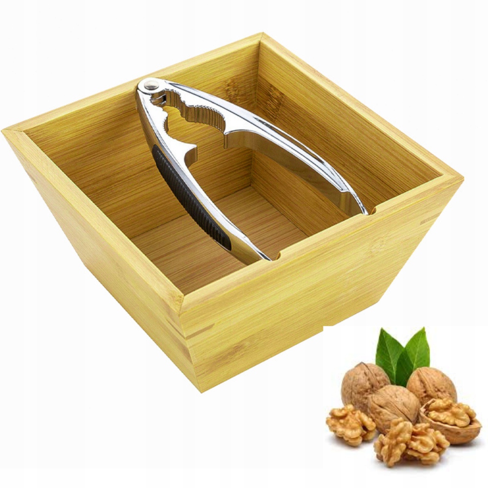 

Dziadek Do Orzechów Wytrzymały Z Miską Bambusową