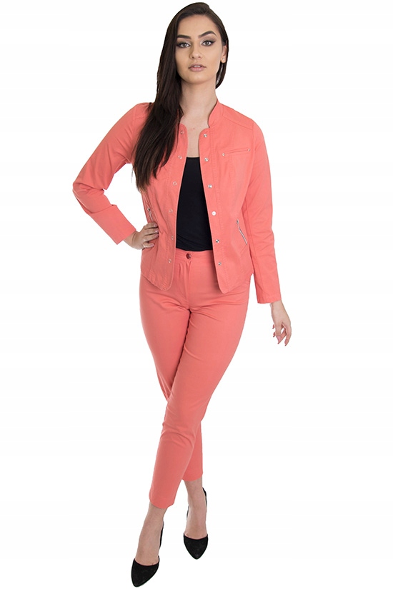 k2 ŻAKIET KURTKA BAWEŁNA STÓJKA (38-52) r.44 Okazja elegancka