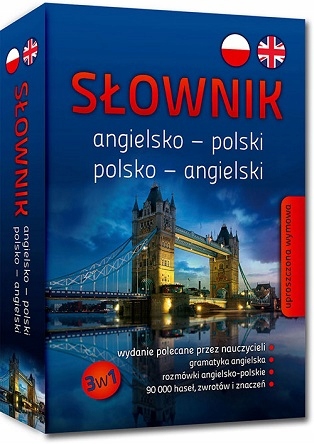 SŁOWNIK ANGIELSKO-POLSKI POLSKO-ANGIELSKI 3w1 BR
