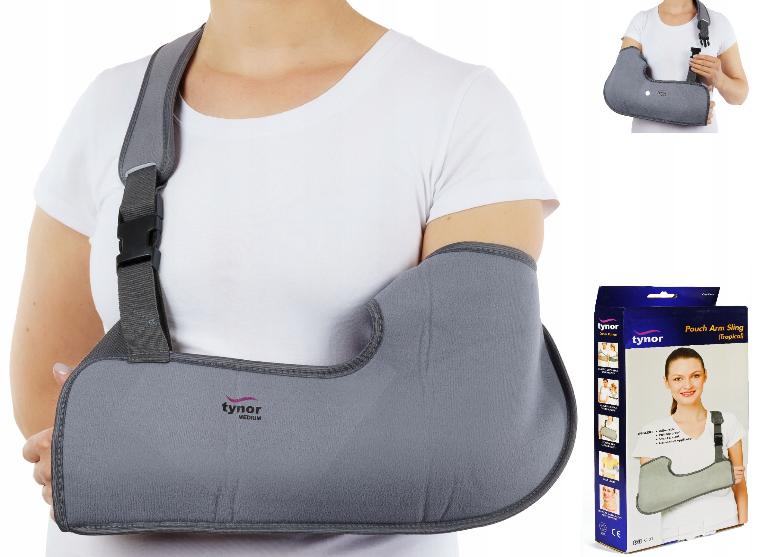 

Temblak Ręki Orteza Gips Ochraniacz